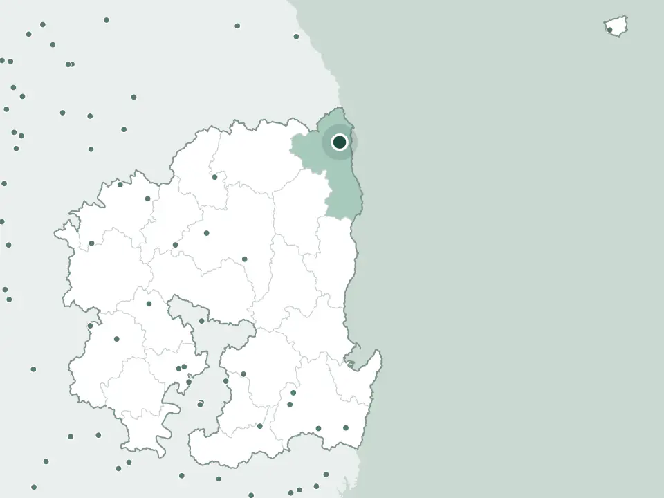 경상북도 울진군 울진군립추모원(봉안시설) 위치 지도