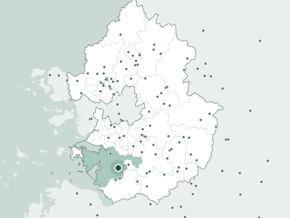 경기도 화성시 만세구 효원가족공원 위치 지도