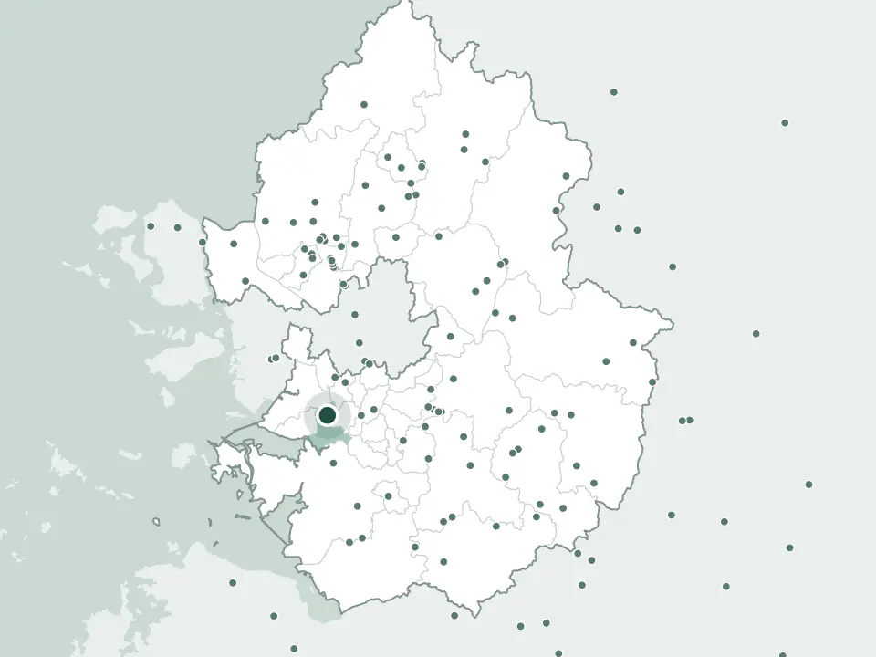 경기도 안산시 상록구 하늘공원(부곡동공설공원묘지) 위치 지도
