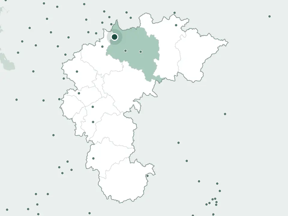 충청북도 충주시 진달래문화재단 위치 지도